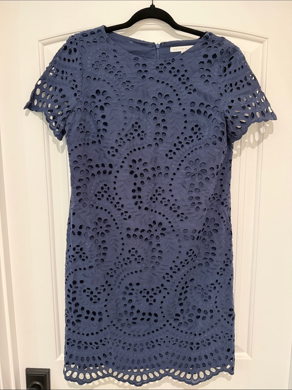 Preston & York Blue Eyelet Dress